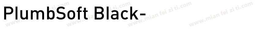 PlumbSoft Black字体转换